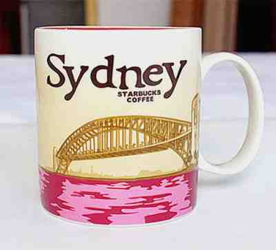 16oz Starbucks Coffee Cup Mug Sydney City Collector Series Mugs - Sold on eBay Dec, 17th 2018 for $25.00