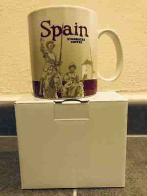 New Starbucks Coffee Mug - Spain - Global Icon City Collector Series Mugs 16oz - Sold on eBay Nov, 24th 2018 for $20.00