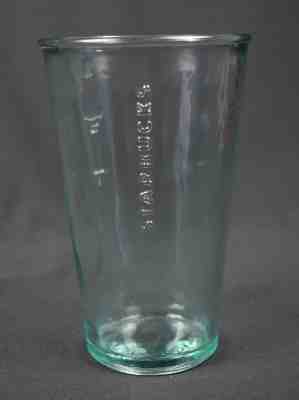 Starbucks Recycled Glass Cold Drink 16 oz Glass Made in Spain Tumbler Rare - Sold on eBay Nov, 23rd 2018 for $16.95
