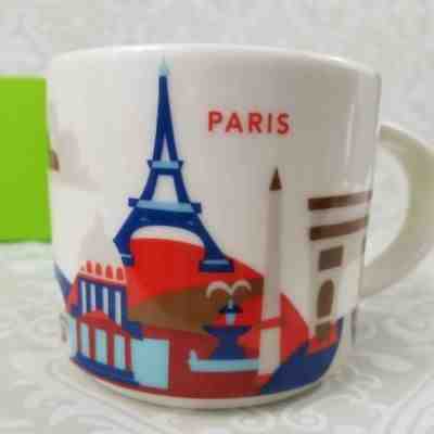 14oz Starbucks Paris You Are Here Coffee Mug Cup Series France City Cups - Sold on eBay Nov, 5th 2018 for $20.89