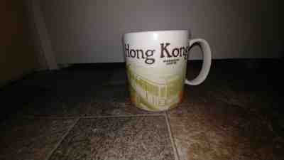 16oz Starbucks Coffee Mug Global Idol City Hong Kong Train Collector Series Mug - Sold on eBay Oct, 17th 2018 for $12.00