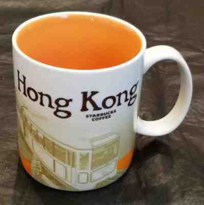 Starbucks Hong Kong Orange Coffee Mug 2010 City Collector Series Cup 16 oz - Sold on eBay Oct, 8th 2018 for $26.00