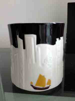 STARBUCKS COFFEE City MUG Collection CHINA HONG KONG CITY RELIEF SKYLINE 16OZ - Sold on eBay Oct, 6th 2018 for $29.99