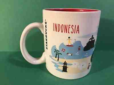 Indonesia Series 16 Oz Asian Artsy Design Starbucks Coffee Company Mug - Sold on eBay Sep, 26th 2018 for $36.25