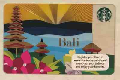 Starbucks 2014 Indonesia Bali Card RARE - Sold on eBay Sep, 20th 2018 for $4.24