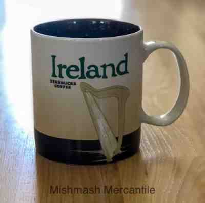 New Starbucks Ireland Mug Global Icon Harp Eire Cliffs Of Moher SKU Attached - Sold on eBay Sep, 30th 2018 for $35.00
