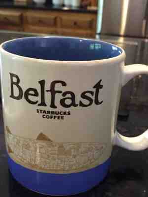 2013 Starbucks Coffee Belfast Mug Fish Northern Ireland UK Icon 16 fl oz. - Sold on eBay Sep, 30th 2018 for $15.50