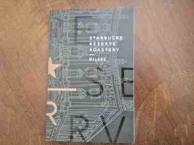 NEW - FIrst Starbucks Roastery Italy - Leaflet  - Sold on eBay Sep, 26th 2018 for $6.00