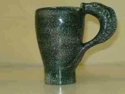 STARBUCKS FISH HANDLE CERAMIC COFFEE MUG, HANDPAINTED IN ITALY - Sold on eBay Sep, 24th 2018 for $15.95