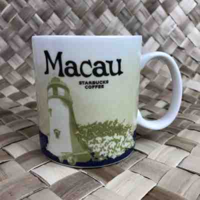 Starbucks Macau Global Icon City Collector Series Coffee Mug Cup 16oz - Sold on eBay Dec, 16th 2018 for $28.05