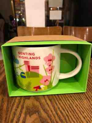 NEW!!! Starbucks Malaysia Genting Highlands YOU ARE HERE YAH 14oz Mug with BOX - Sold on eBay Oct, 31st 2018 for $39.99