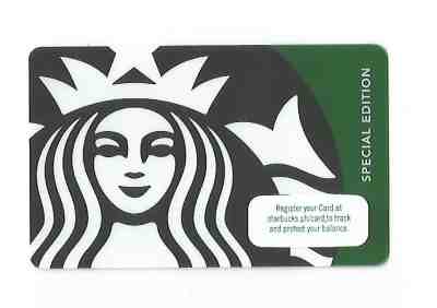 Starbucks card Philippines Green Siren 2017 7289 - Sold on eBay Nov, 2nd 2018 for $6.99