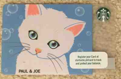 Starbucks 2018 Philippines Paul And Joe Card - Sold on eBay Nov, 1st 2018 for $3.25