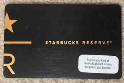 Starbucks 2017 Philippines Reserve R Card RARE - Sold on eBay Nov, 1st 2018 for $5.50