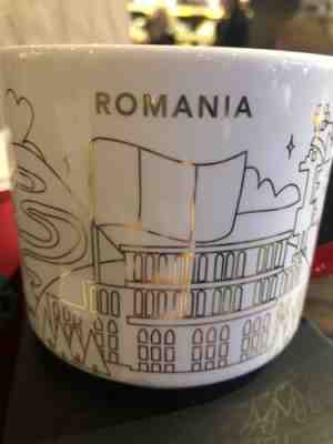 Starbucks NEW Romania Coffee Mug * You Are Here - YAH Christmas Holiday Edition - Sold on eBay Dec, 16th 2018 for $44.00