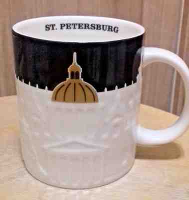 Starbucks RUSSIA Black Relief City Series MUG 2014 St.Petersburg, 16 oz - Sold on eBay Oct, 21st 2018 for $100.00