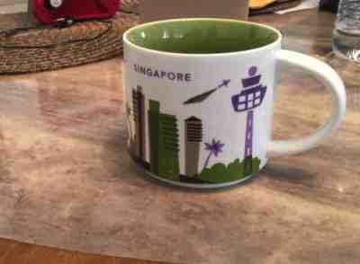 STARBUCKS SINGAPORE “you Are Here Collection Mug 2017 *New / Small Defect No Box - Sold on eBay Oct, 10th 2018 for $19.99