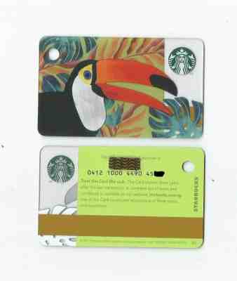 Starbucks Singapore Version Mini Toucan Gift Card  2018 - Sold on eBay Oct, 6th 2018 for $6.49