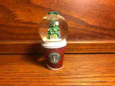 Starbucks 2006 Holiday Snow Globe Ornament Red To Go Cup Christmas Tree! - Sold on eBay Dec, 4th 2018 for $20.00