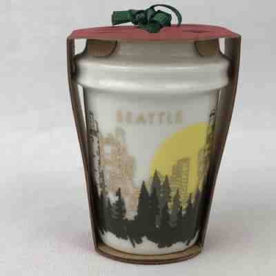 Starbucks Core Series Ornament Seattle 2015 To Go Cup Mug Gas Works Park - Sold on eBay Dec, 2nd 2018 for $15.00