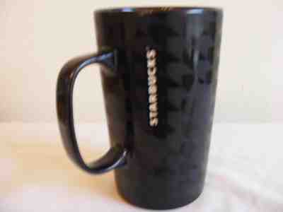 STARBUCKS 2014 Tall Coffee Tea Mug Cup Black Dot Houndstooth Design 16 Oz  - Sold on eBay Dec, 14th 2018 for $6.00