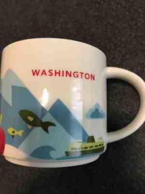 Starbucks WASHINGTON YAH You Are Here Collection Coffee Mug  - Sold on eBay Dec, 17th 2018 for $9.99