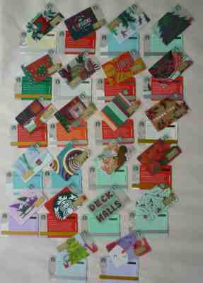 22 - NEW STARBUCKS CHRISTMAS CARDS 2018 w/ LINE MARK ON BACK MINT NO VALUE - Sold on eBay Dec, 16th 2018 for $29.99