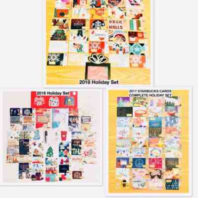 ????169 Starbucks Holiday Christmas Lot 2016 2017 2018 Gift Cards Set New???? - Sold on eBay Dec, 16th 2018 for $29.99