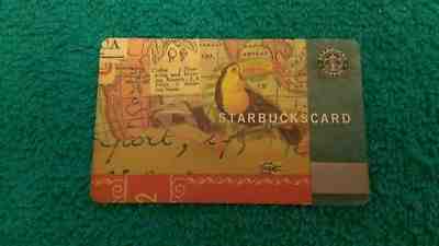 STARBUCKS USA Toucan Gift Card 6007 Series USED Front is Great! US Seller - Sold on eBay Dec, 13th 2018 for $29.78