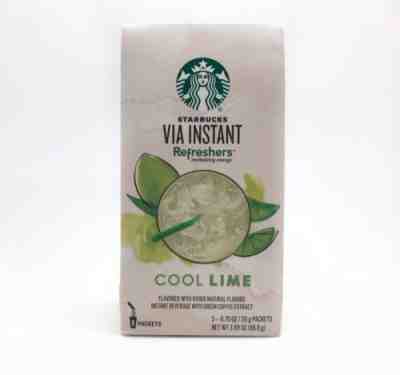 Starbucks Via Instant Cool Lime Refresher 5 packets NEW - Sold on eBay Dec, 13th 2018 for $19.90