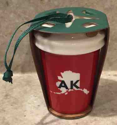Starbucks State of Alaska 2016 Christmas Ornament NWT HTF - Sold on eBay Dec, 15th 2018 for $5.00