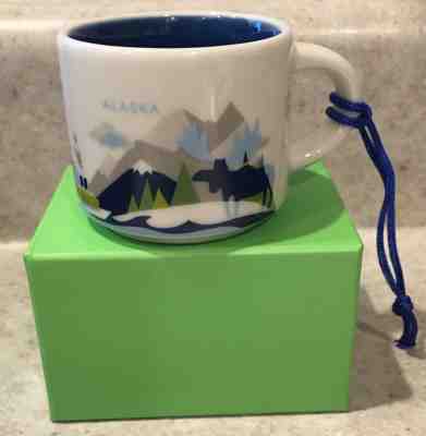 Starbucks Alaska  2016 You Are Here Collection 2 oz Christmas Ornament NWT HTF - Sold on eBay Dec, 15th 2018 for $11.50