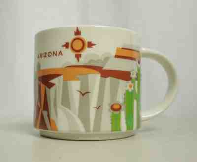 STARBUCKS COFFEE MUG - "ARiZONA" You Are Here Collection 14oz Golfing/Cactus - Sold on eBay Dec, 16th 2018 for $22.50