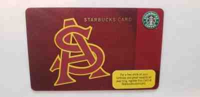  USA Starbucks Card  Arizona State University ASU  2010 RARE Series #6063 - Sold on eBay Nov, 13th 2018 for $14.59