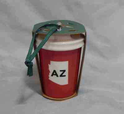 2016 Starbucks Ornament To Go Cup Arizona - Sold on eBay Nov, 12th 2018 for $9.00