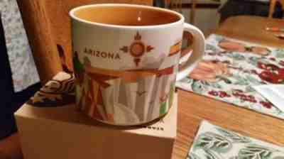 NEW in Box Starbucks ARIZONA You Are Here 14oz. Coffee Mug - Sold on eBay Nov, 8th 2018 for $20.00