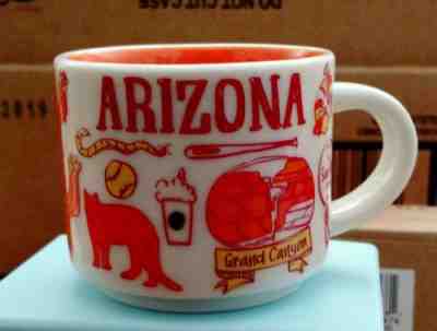 Starbucks Been There Across The Globe ARIZONA 2oz Demi Cup Espresso NIB - Sold on eBay Nov, 7th 2018 for $11.00