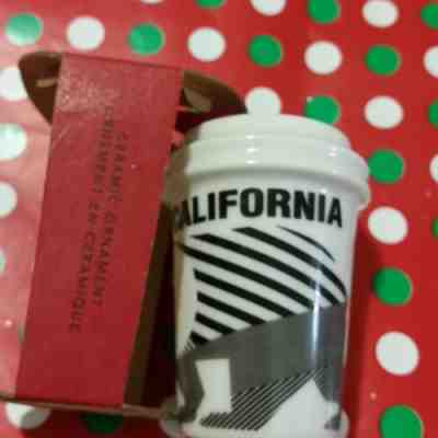 Starbucks ornament California Style - Sold on eBay Dec, 3rd 2018 for $7.00