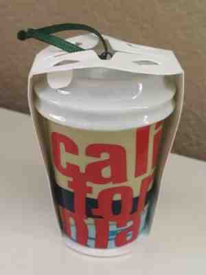 NEW STARBUCKS 2017 CALIFORNIA HOLIDAY CHRISTMAS TREE ORNAMENT - Sold on eBay Dec, 2nd 2018 for $6.99