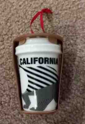 2015 Starbucks California Bear with Star Holiday Christmas Ornament New w/tag - Sold on eBay Nov, 19th 2018 for $4.25