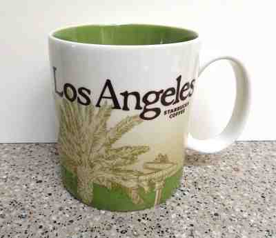 Starbucks Coffee Los Angeles Mug 16 Oz Green California Collector Series, NEW 09 - Sold on eBay Nov, 19th 2018 for $19.99