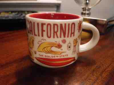  New Starbucks 2oz Demitasse CUP CALIFORNIA BEEN THERE mug Ornament DEMI no box - Sold on eBay Nov, 19th 2018 for $15.30