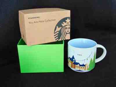 STARBUCKS 2015 "YOU ARE HERE" 14 OZ. VAIL, COLORADO MUG - MIB! - Sold on eBay Nov, 6th 2018 for $23.95