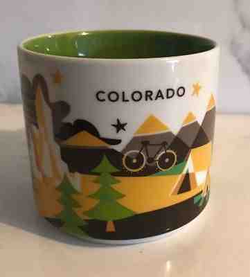 Starbucks Colorado You Are Here Coffee Mug Cup YAH Collection NEW - Sold on eBay Nov, 5th 2018 for $19.96