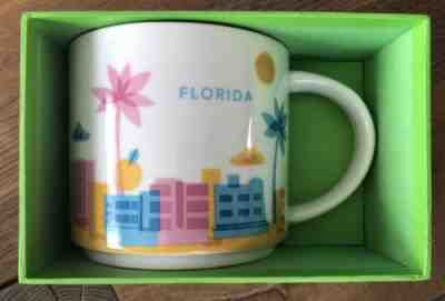 Starbucks FLORIDA YAH YOU ARE HERE Collection Mug FLAMINGO Cup Coffee New - Sold on eBay Nov, 24th 2018 for $15.50