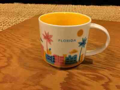 14 oz. Starbucks Coffee You Are Here Mug, State of Florida - Sold on eBay Nov, 17th 2018 for $12.95