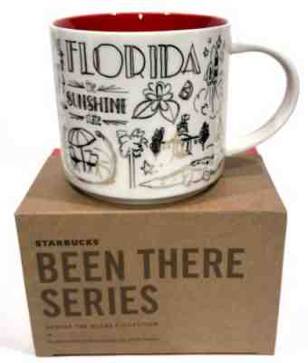 New Starbucks Been There Series BTS Holiday Florida Limited Gold Coffee Mug - Sold on eBay Nov, 17th 2018 for $34.99