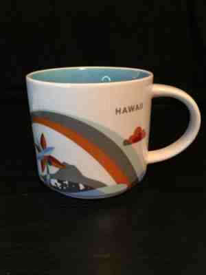HAWAII You Are Here 14oz  Coffee Mug Cup YAH Collection PAINT CHIPPED Starbucks - Sold on eBay Dec, 5th 2018 for $4.00