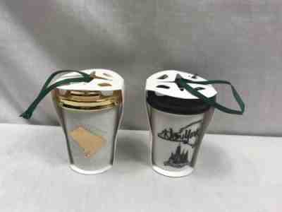Starbucks NYC New York And Washington DC 2017 Christmas Holiday Ornaments - Sold on eBay Dec, 17th 2018 for $18.50