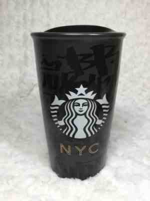 Starbucks Travel Mug, New York City, Black, 12 Oz. - Sold on eBay Dec, 16th 2018 for $14.95